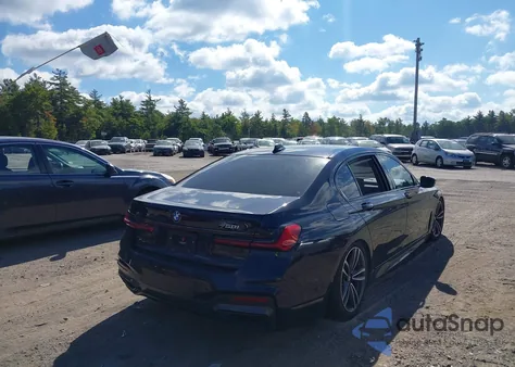 2022 BMW 750 I xDrive z USA, uszkodzony, nr VIN WBA7U2C00NCG91224